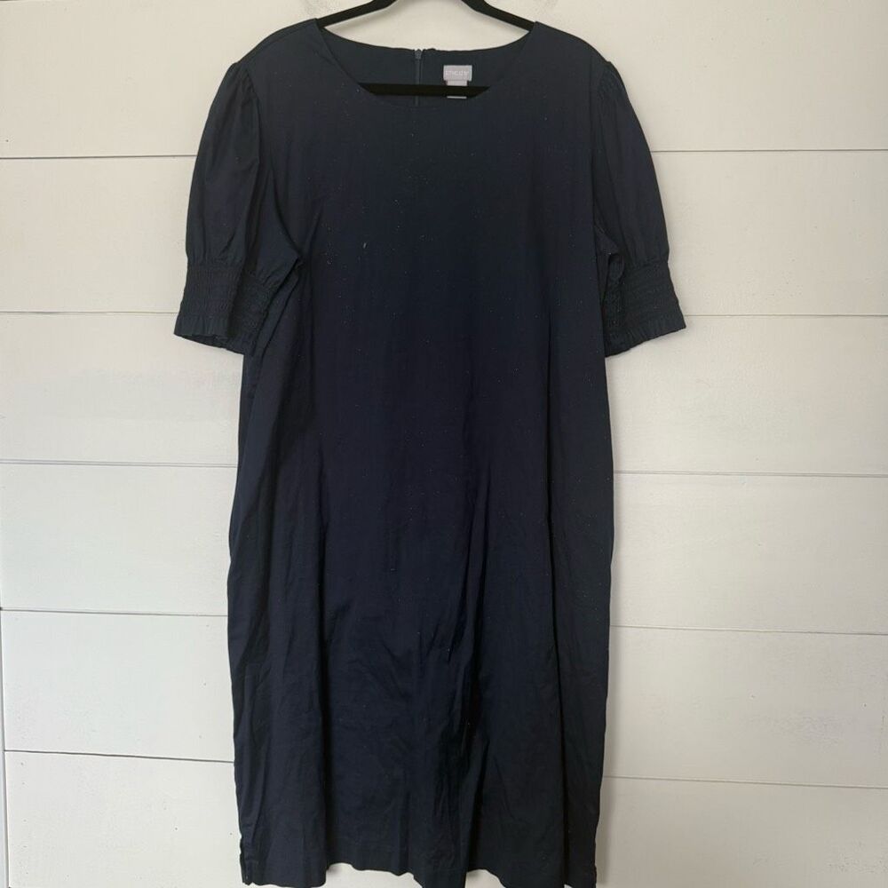 Chico’s Women’s 3 Navy Short Sleeve Dress